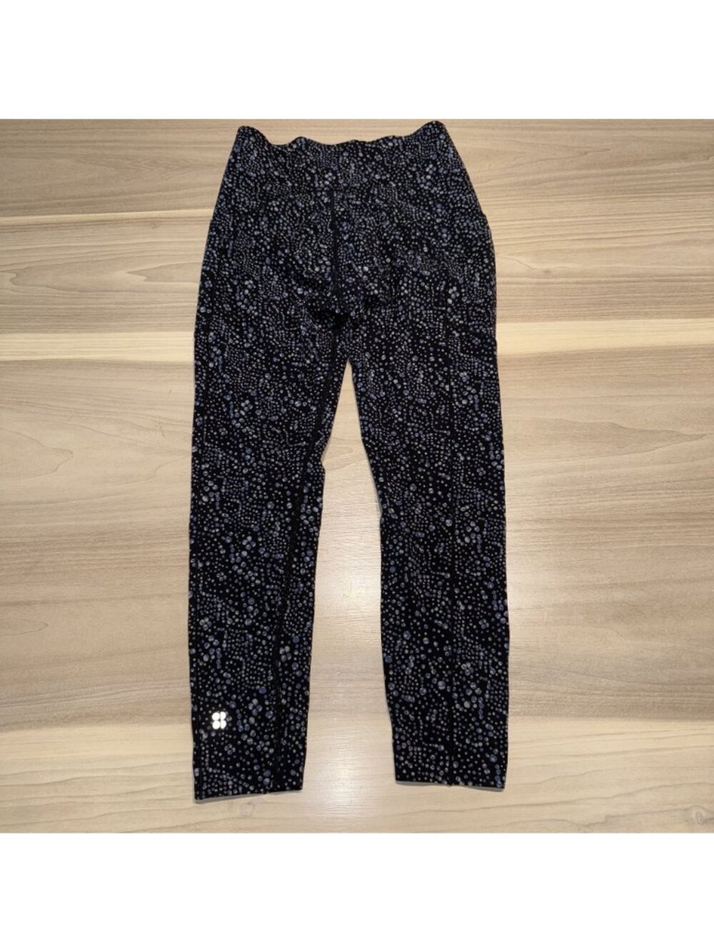 Sweaty Betty Power 7/8 Blue Printed Workout Leggings Women's Size Small S - Picture 5 of 6
